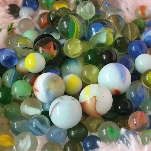 Vintage 1950 70s marbles - 1950-70s,
